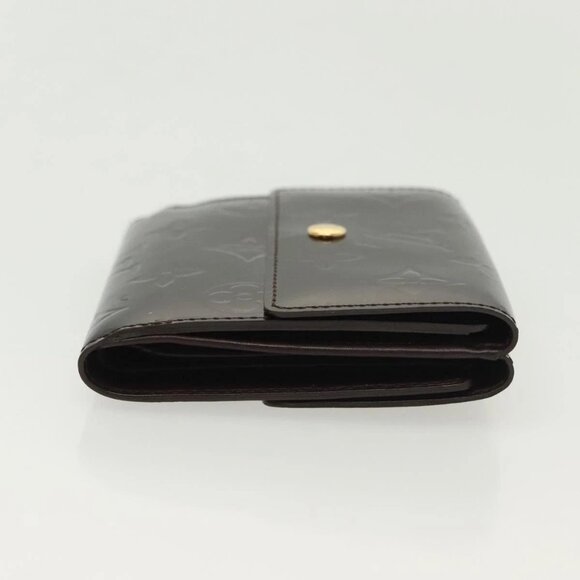 LOUIS VUITTON Vernis Porte Monnaie Bier Cartes Crdit Amarante M93519 Auth sw1441 - Picture 8 of 16